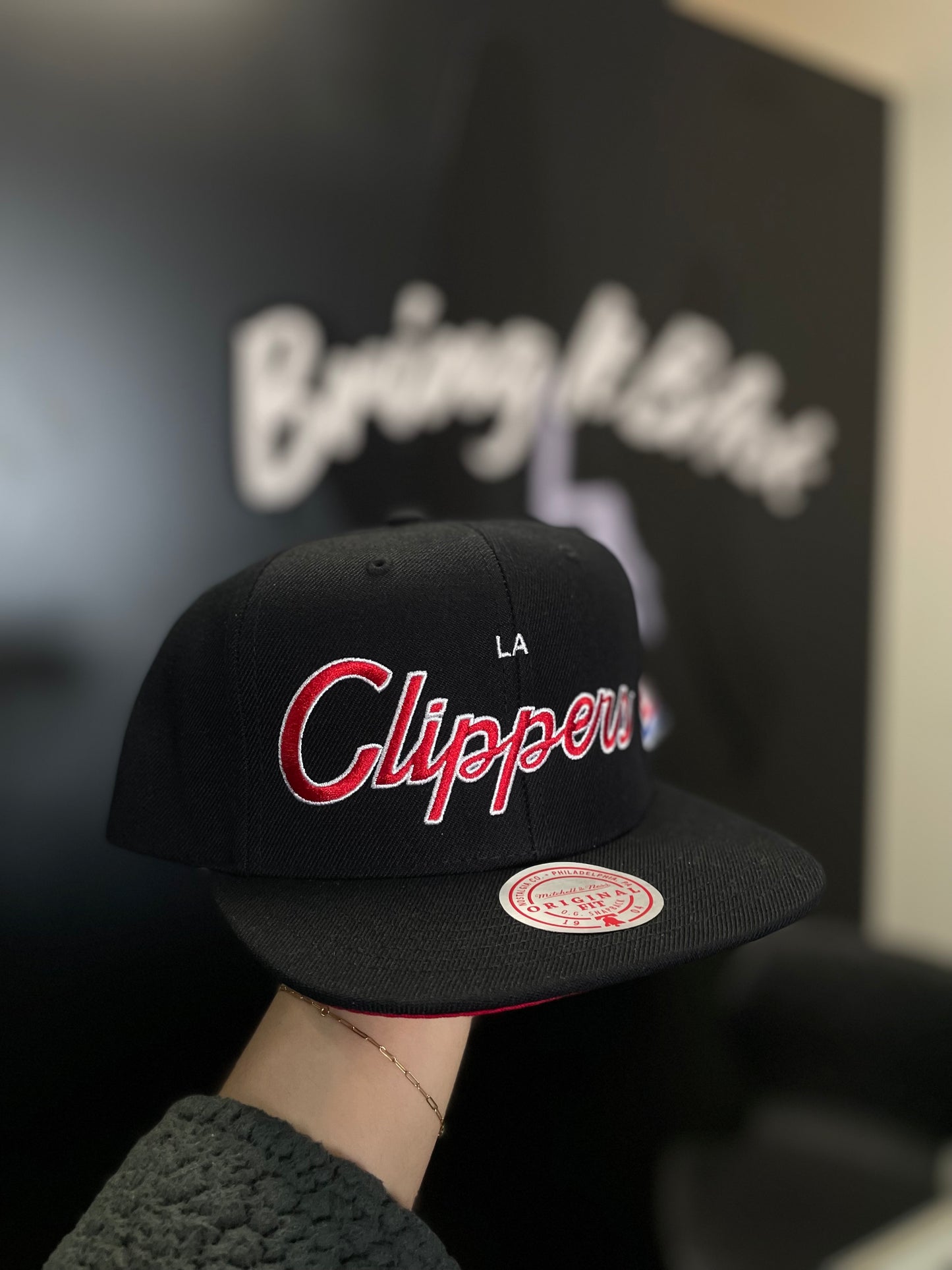 LA CLIPPERS BLACK AND RED HAT| SNAPBACK