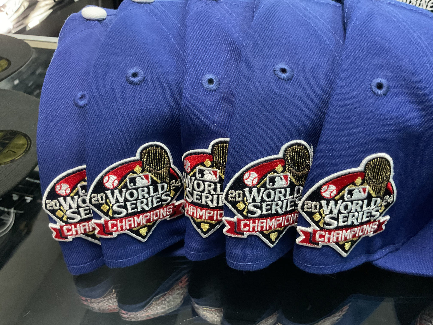 NEW ERA WORLD SERIES CHAMPIONS 2024 DODGER BLUE || FITTED HAT