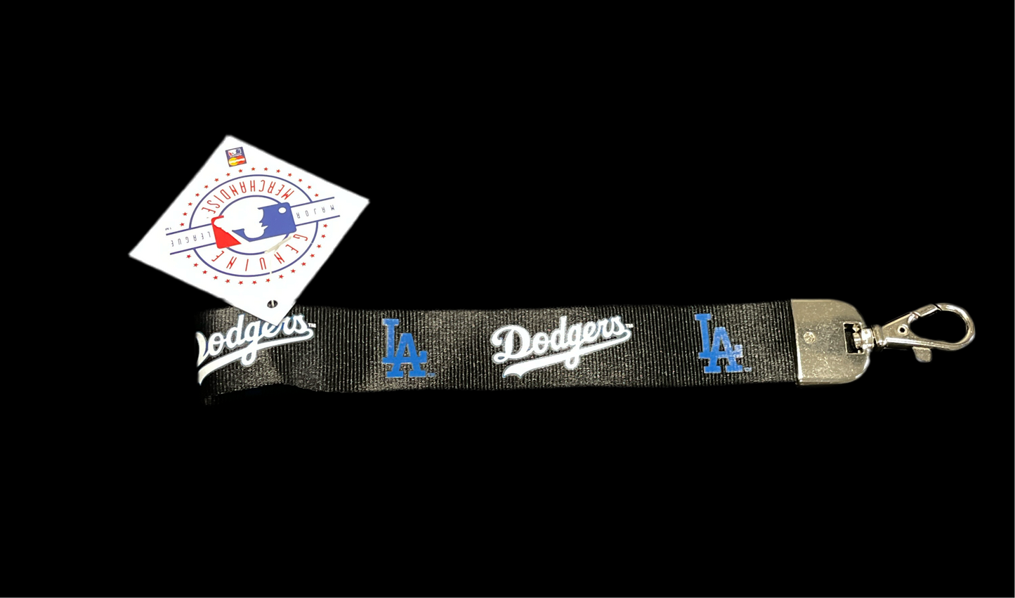 DODGERS BLACK SMALL LANYARD