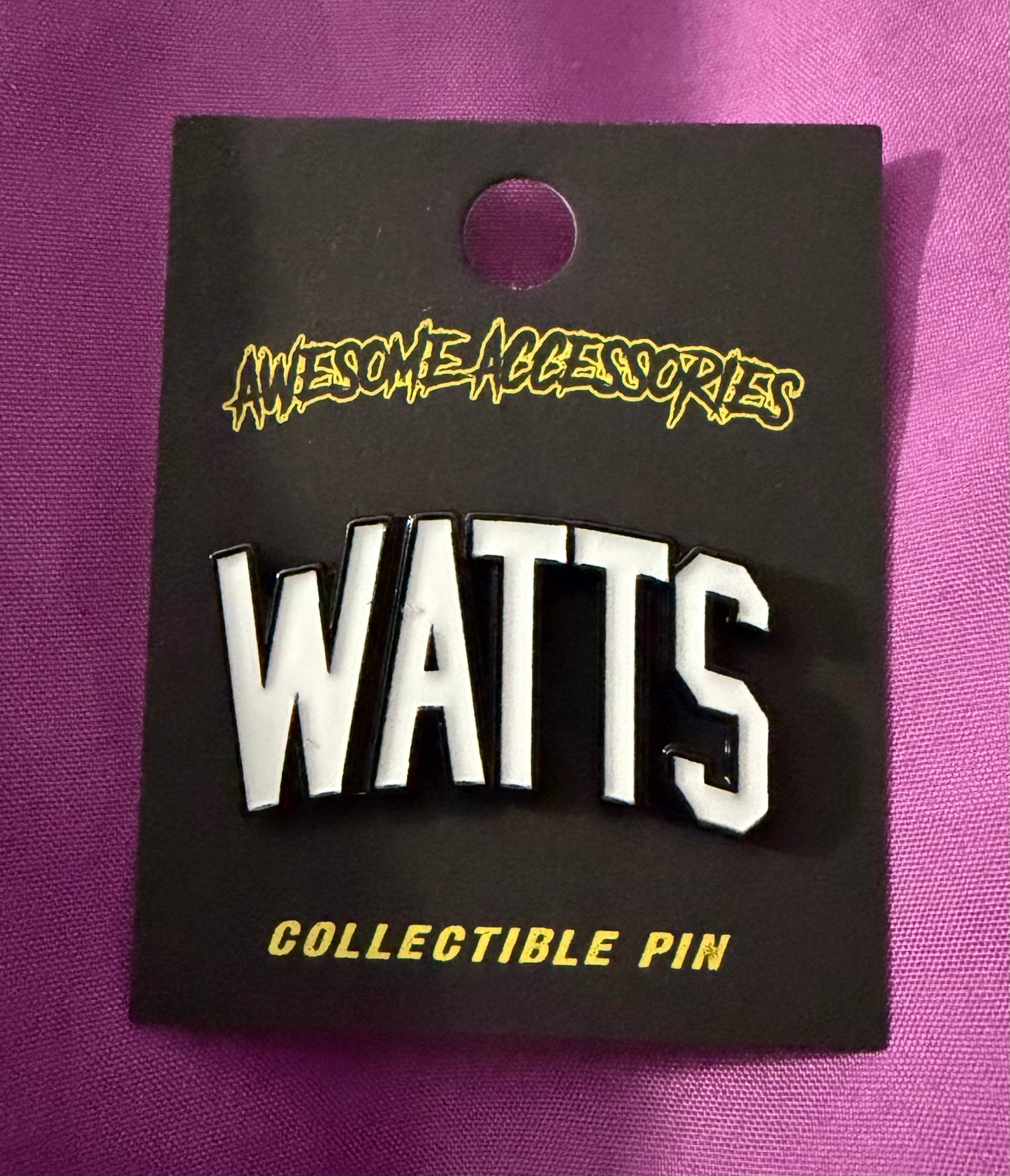 WATTS City Pin