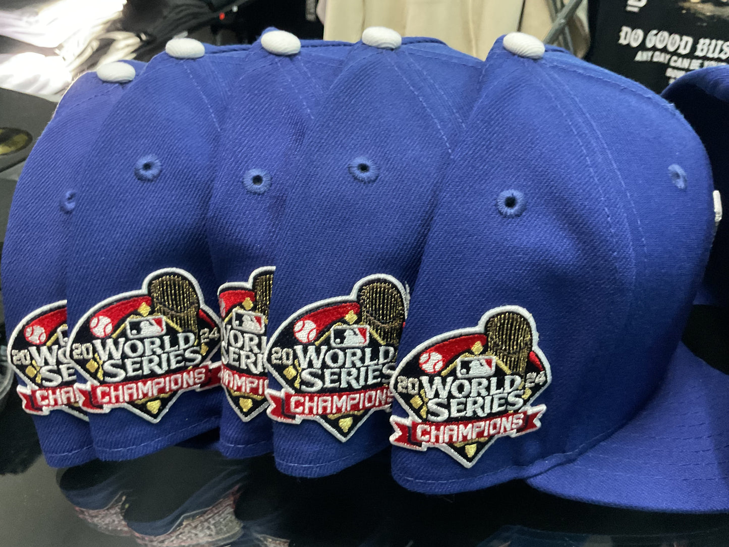 NEW ERA WORLD SERIES CHAMPIONS 2024 DODGER BLUE || FITTED HAT