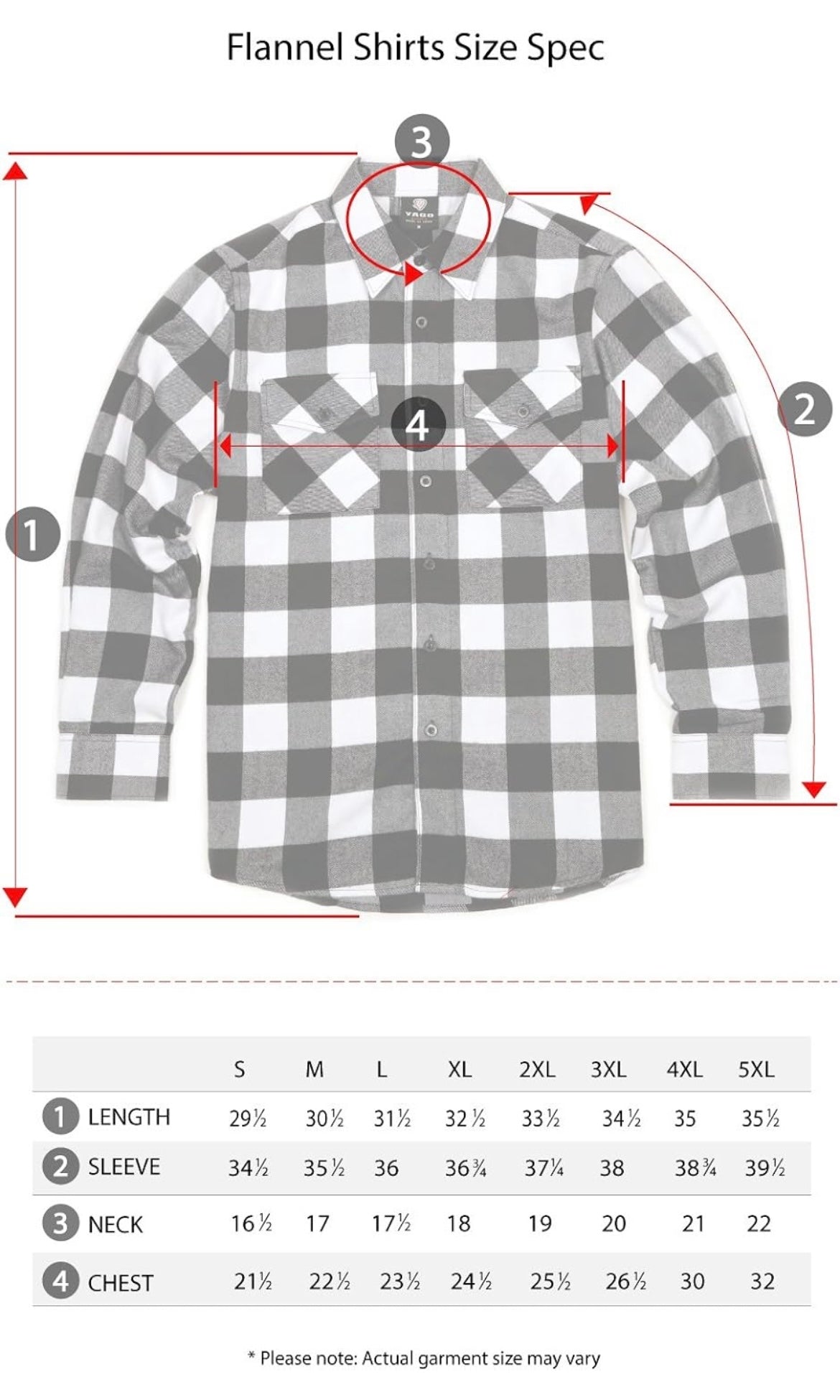 Men’s Long Sleeve Flannel Shirt