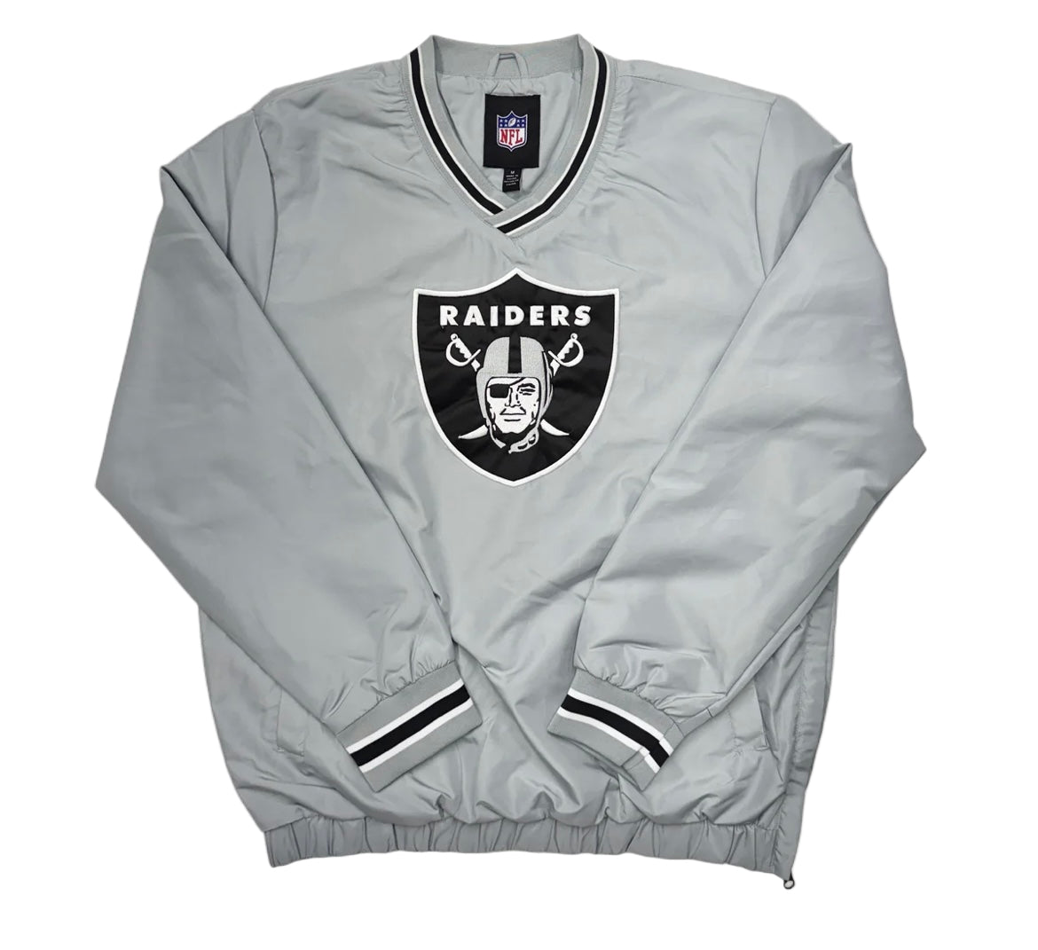 RAIDERS WINDBREAKER GREY Front Shield