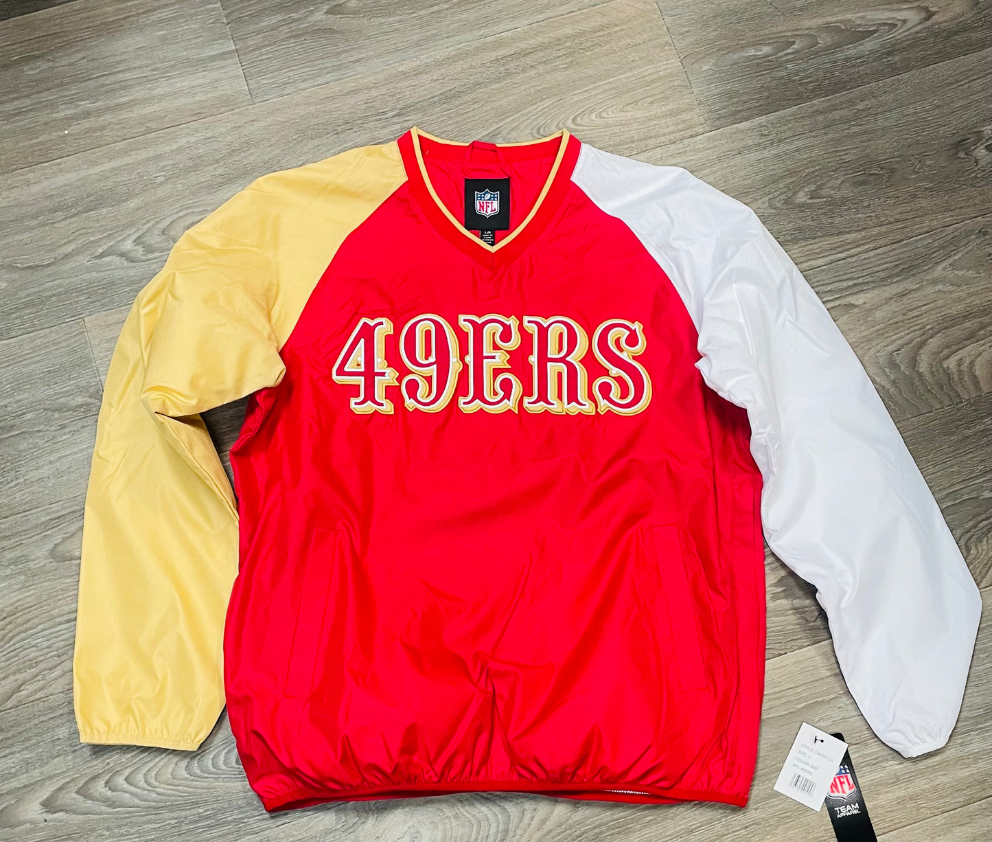 49ERS Windbreaker Red/white