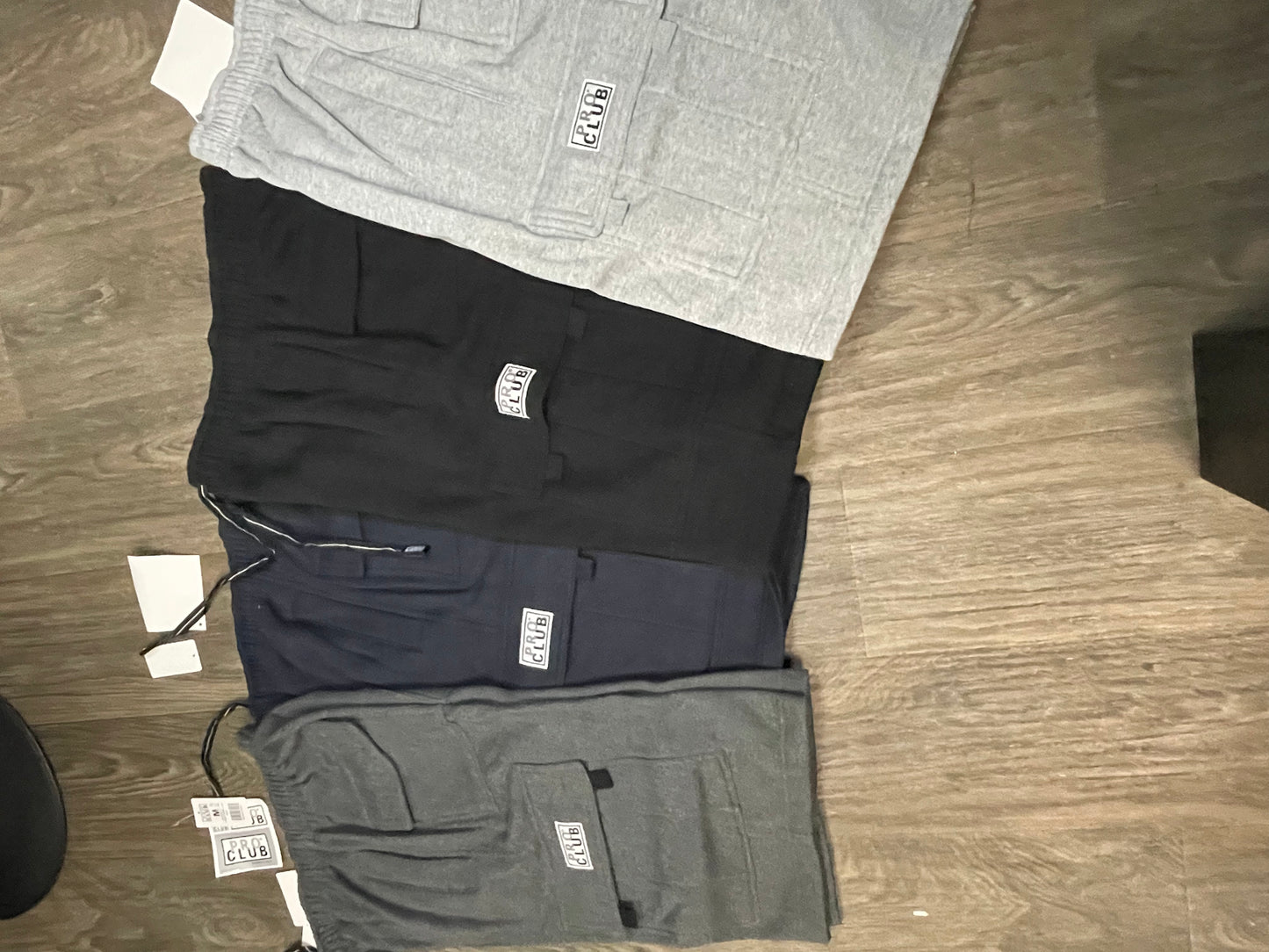 Pro Club Men's Fleece Cargo Shorts