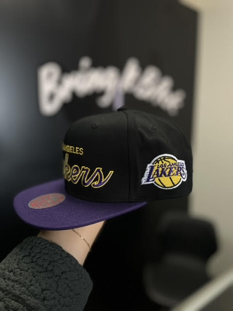 LOS ANGELES LAKERS BLACK AND PURPLE | SNAPBACK