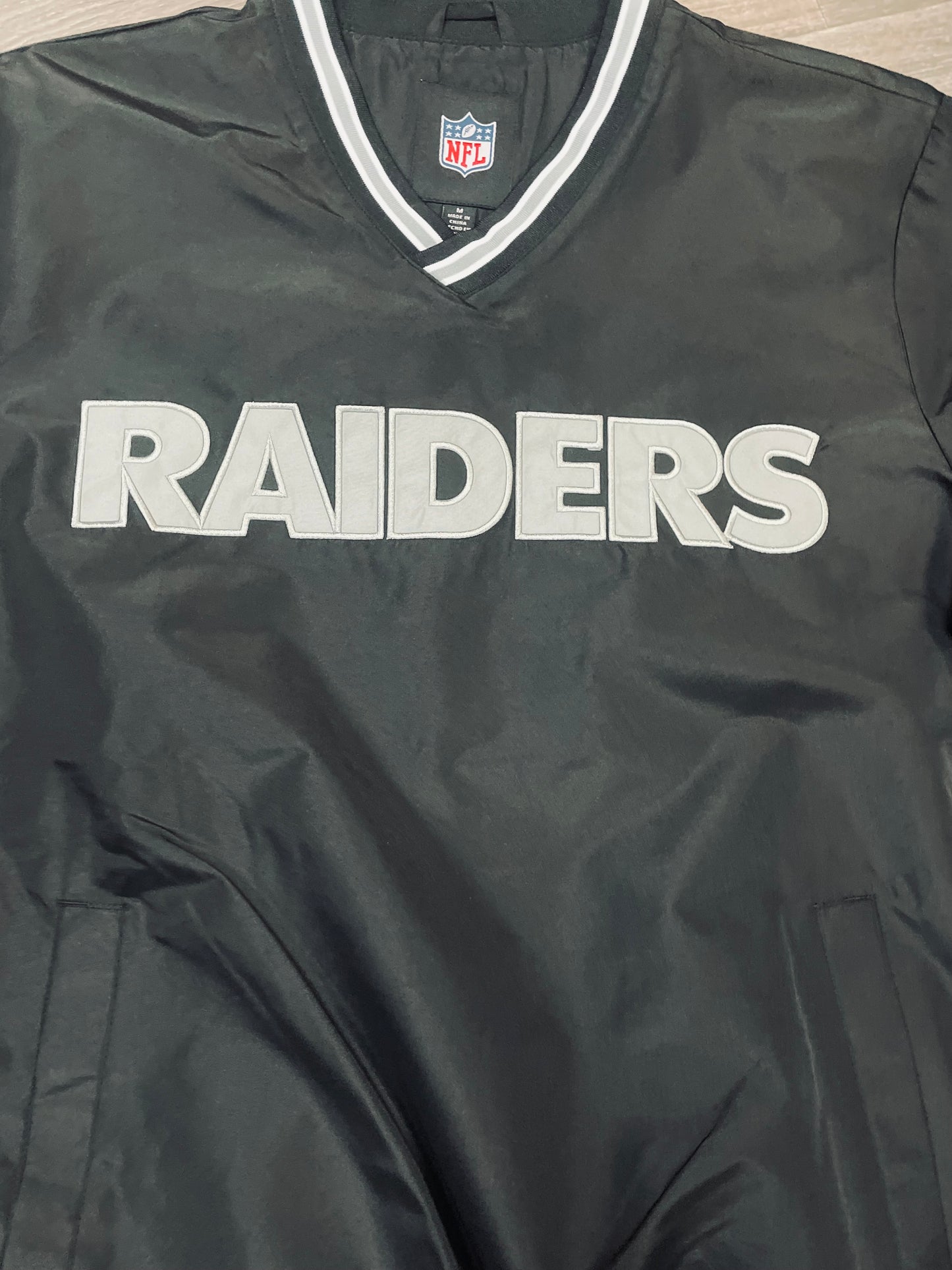 RAIDERS WINDBREAKER BLACK