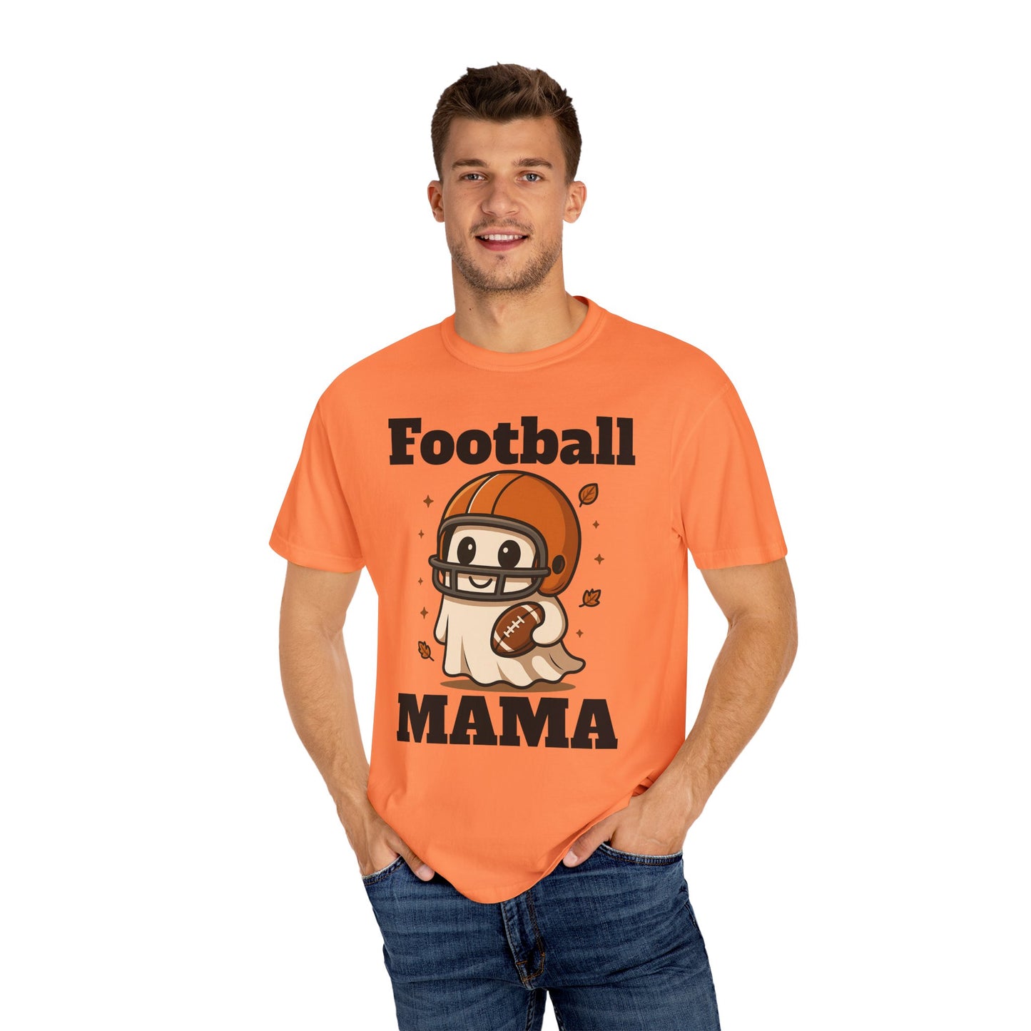 Football Mama T-Shirt, Unisex Sports Tee, Fall Apparel, Gift for Football Moms, Cute Halloween Shirt