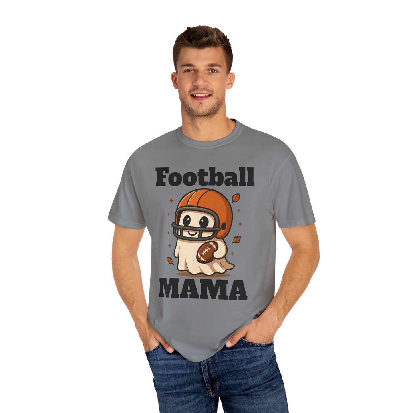 Football Mama T-Shirt, Unisex Sports Tee, Fall Apparel, Gift for Football Moms, Cute Halloween Shirt