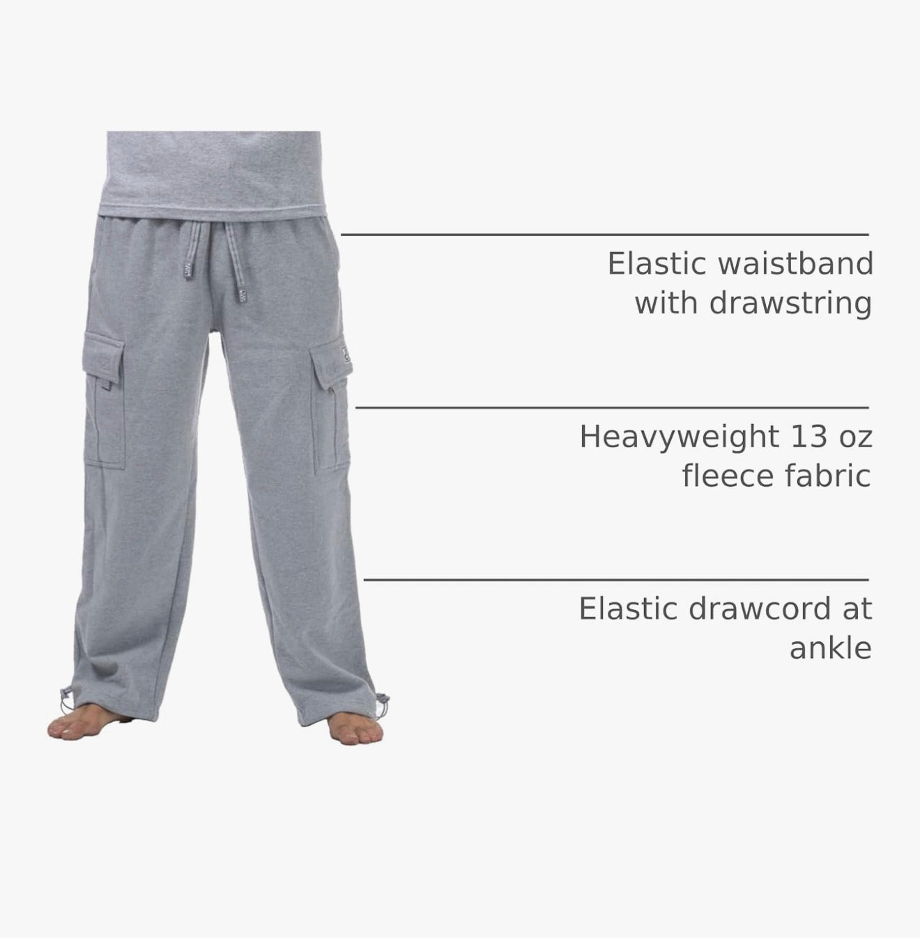 Pro Club Heavyweight Fleece Cargo Pants