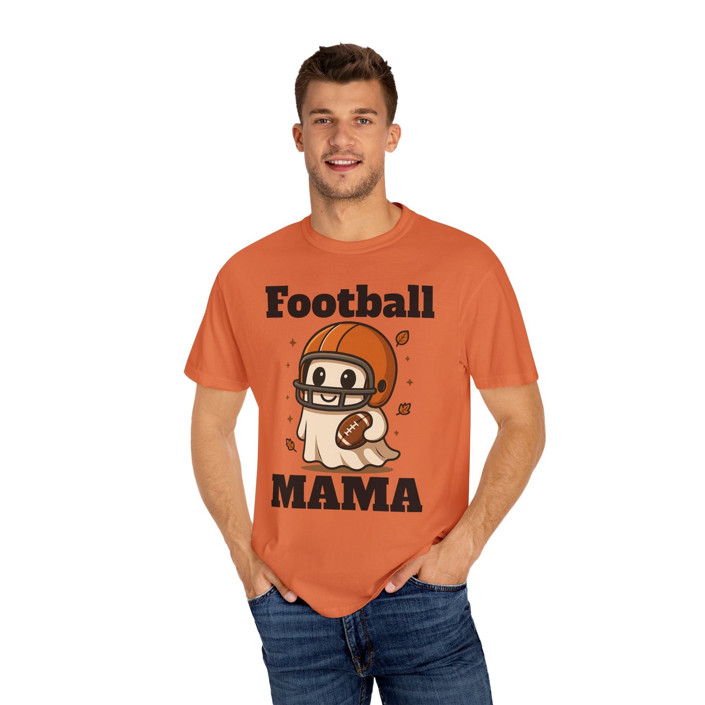 Football Mama T-Shirt, Unisex Sports Tee, Fall Apparel, Gift for Football Moms, Cute Halloween Shirt
