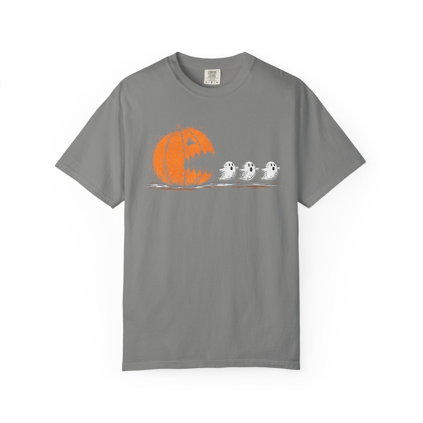 Halloween Ghosts T-Shirt, Spooky Shirt, Fall Apparel, Unisex Tee, Pumpkin Design, Comfortable Halloween Wear
