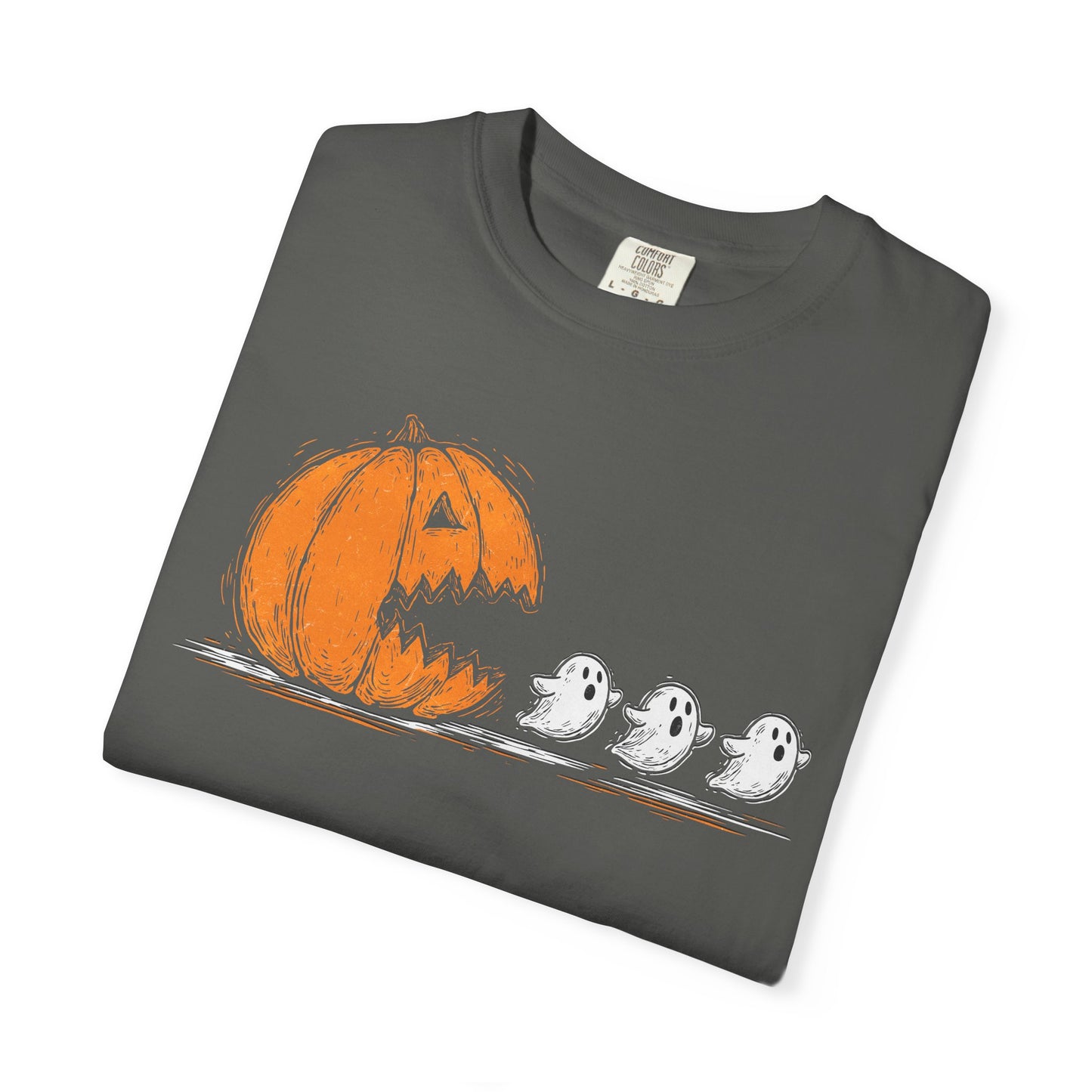 Halloween Ghosts T-Shirt, Spooky Shirt, Fall Apparel, Unisex Tee, Pumpkin Design, Comfortable Halloween Wear