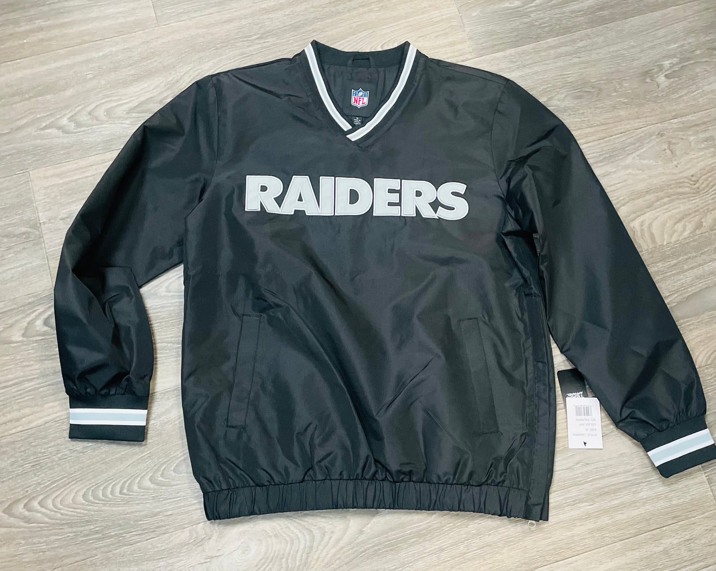 RAIDERS WINDBREAKER BLACK