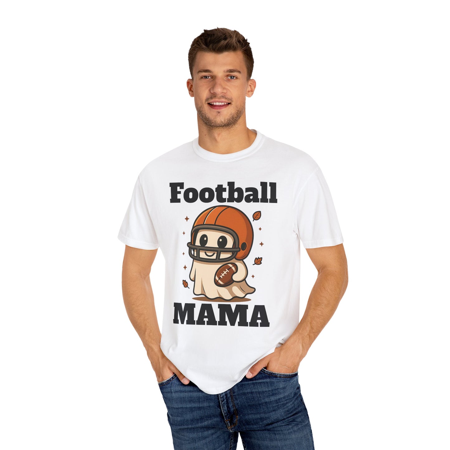 Football Mama T-Shirt, Unisex Sports Tee, Fall Apparel, Gift for Football Moms, Cute Halloween Shirt