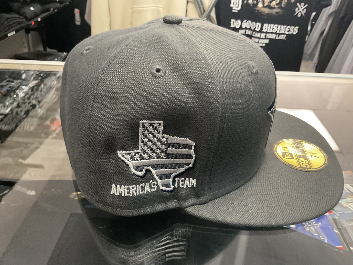 NEW ERA COWBOYS  GREY FITTED HAT