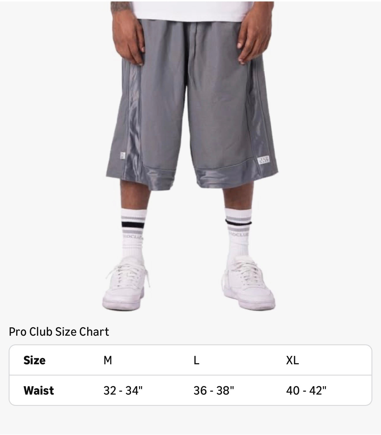 Pro Club Men's Heavyweight Mesh Basketball Shorts