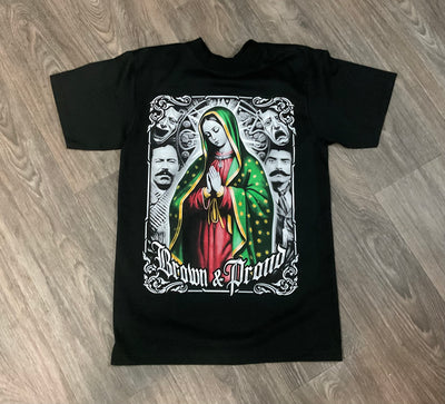 VIRGENCITA BLACK T-SHIRTS