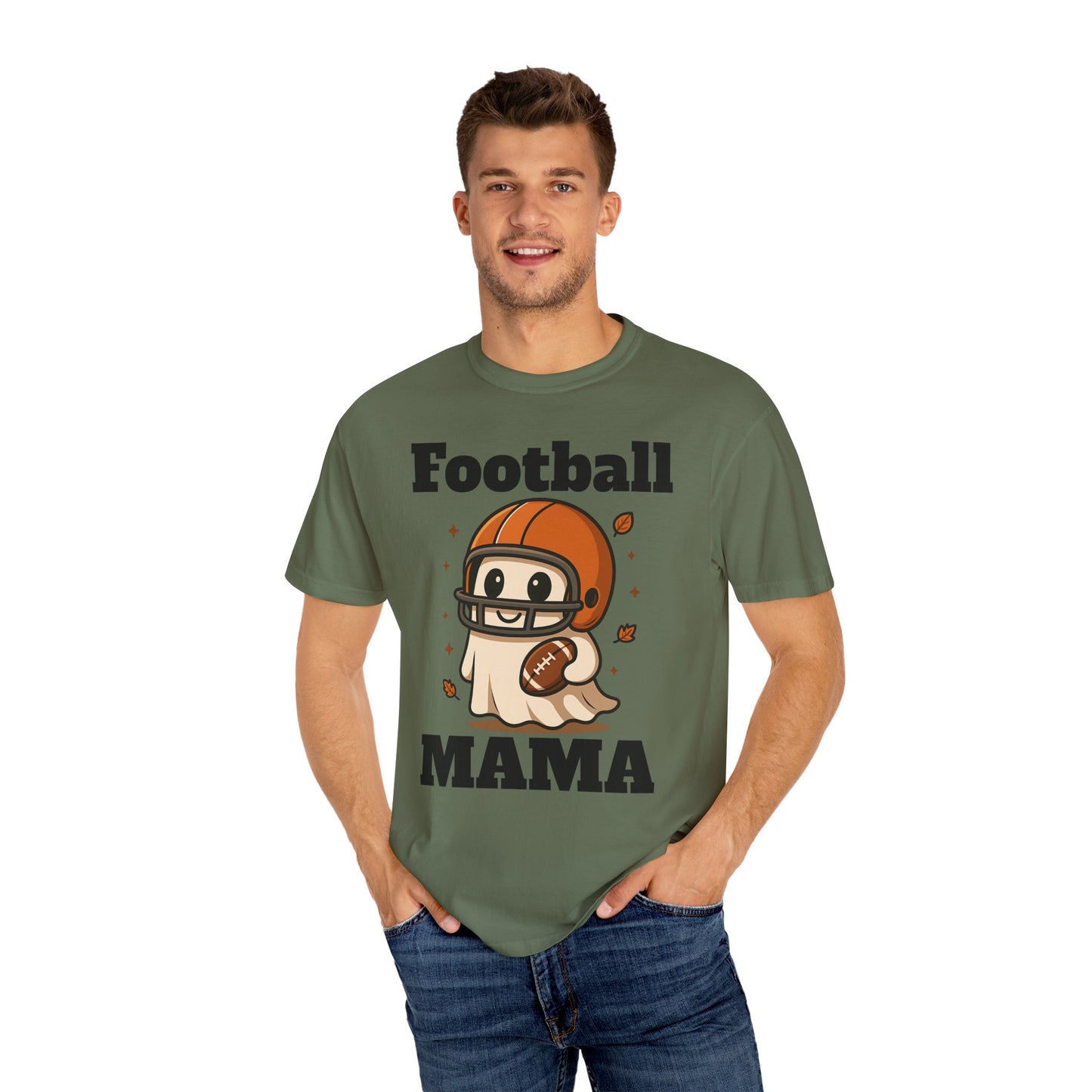 Football Mama T-Shirt, Unisex Sports Tee, Fall Apparel, Gift for Football Moms, Cute Halloween Shirt