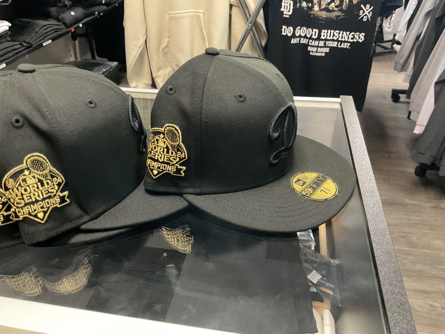 NEW ERA DODGER D BLACK HAT