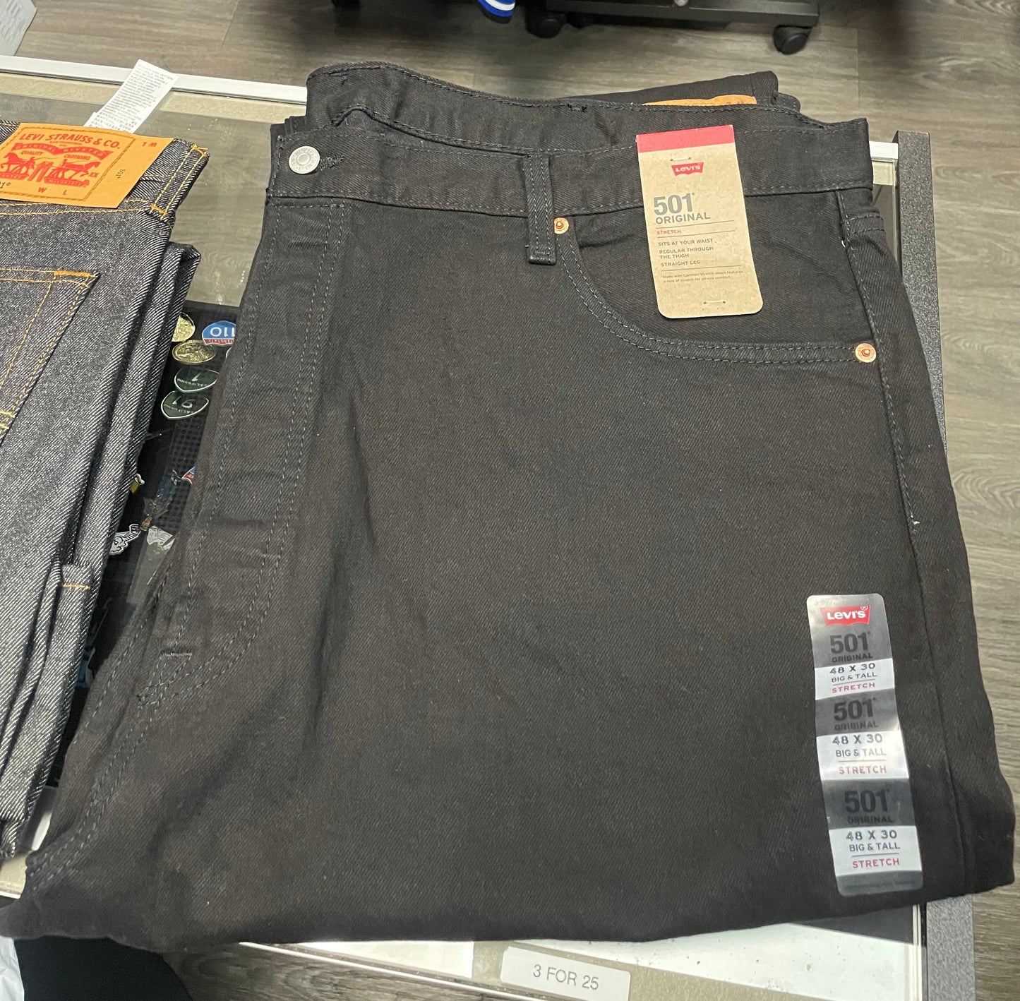(Copy) Levi's 501 Shrink-to-Fit Big & Tall Stretch