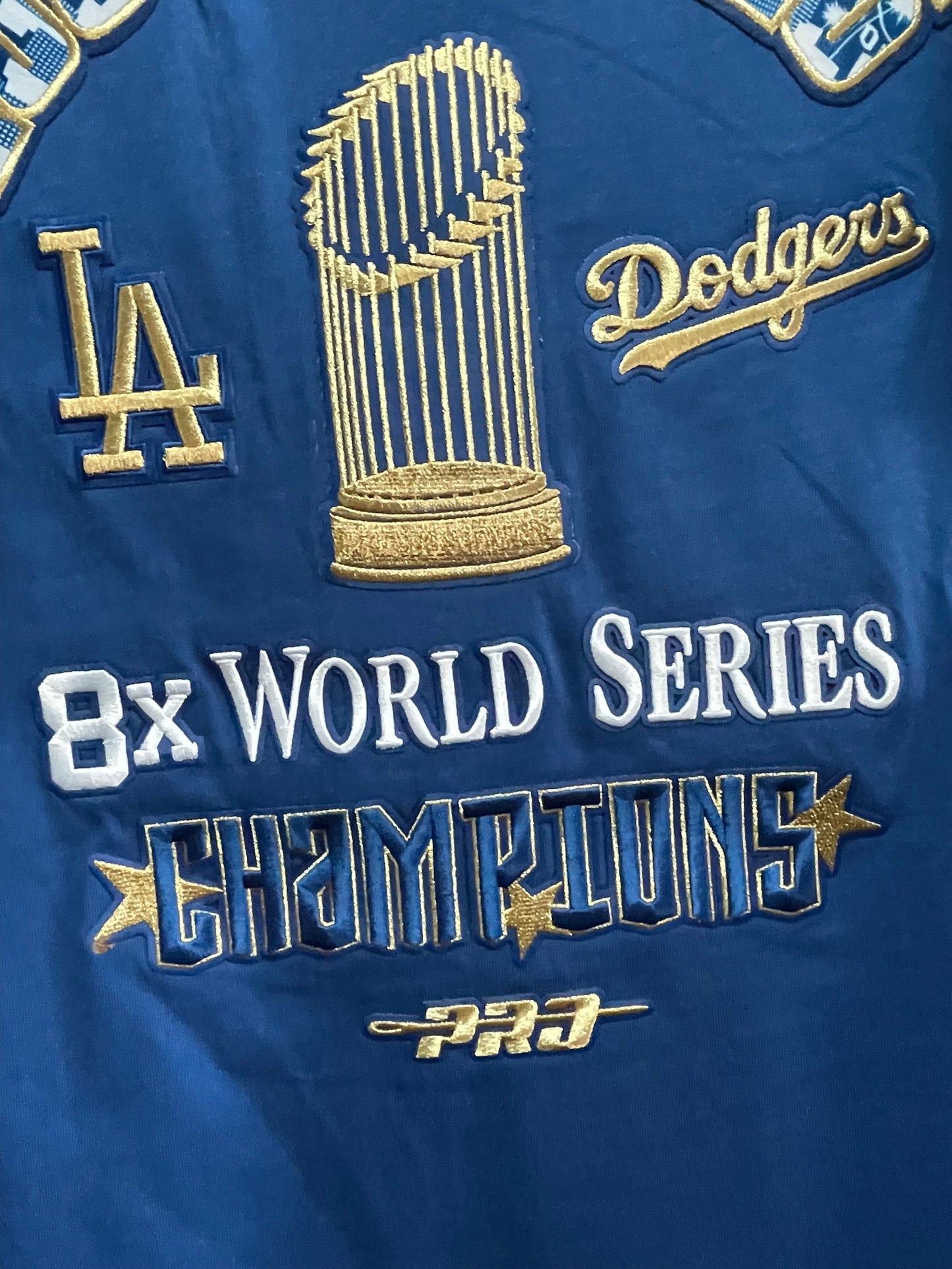 MLB LOS ANGELES DODGERS WORLD SERIES 2024 MEN'S COTTON JERSEY DROP SHOULDER TOP