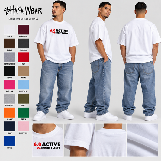 Shaka Wear Active Short Sleeve 6oz Tee