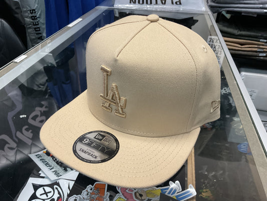 Los Angeles Dodgers  Snapback Cream color Hat