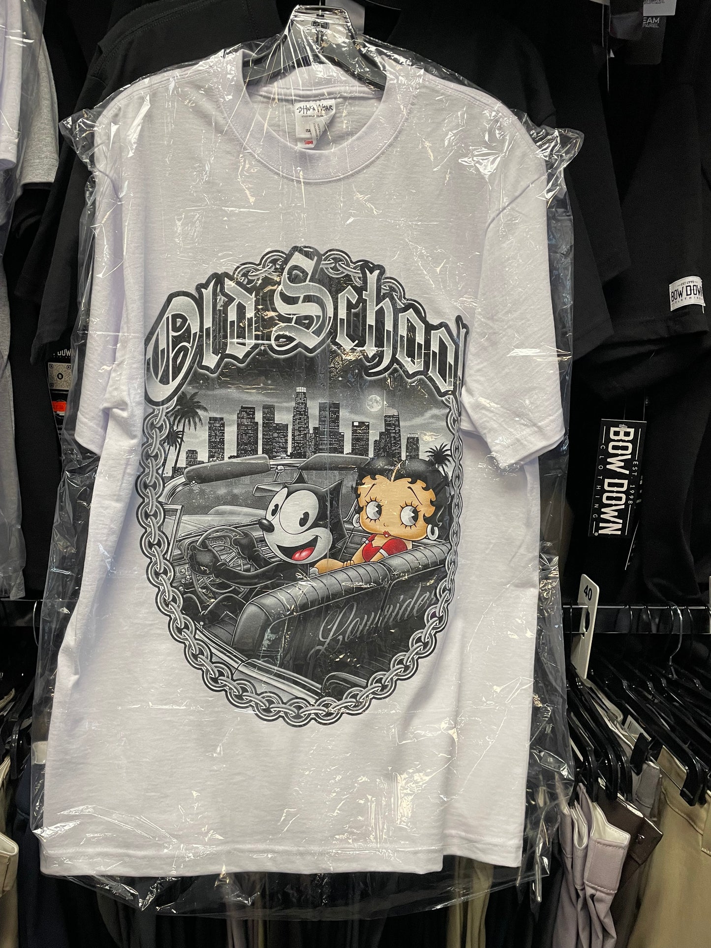 Old School Classic Tee White