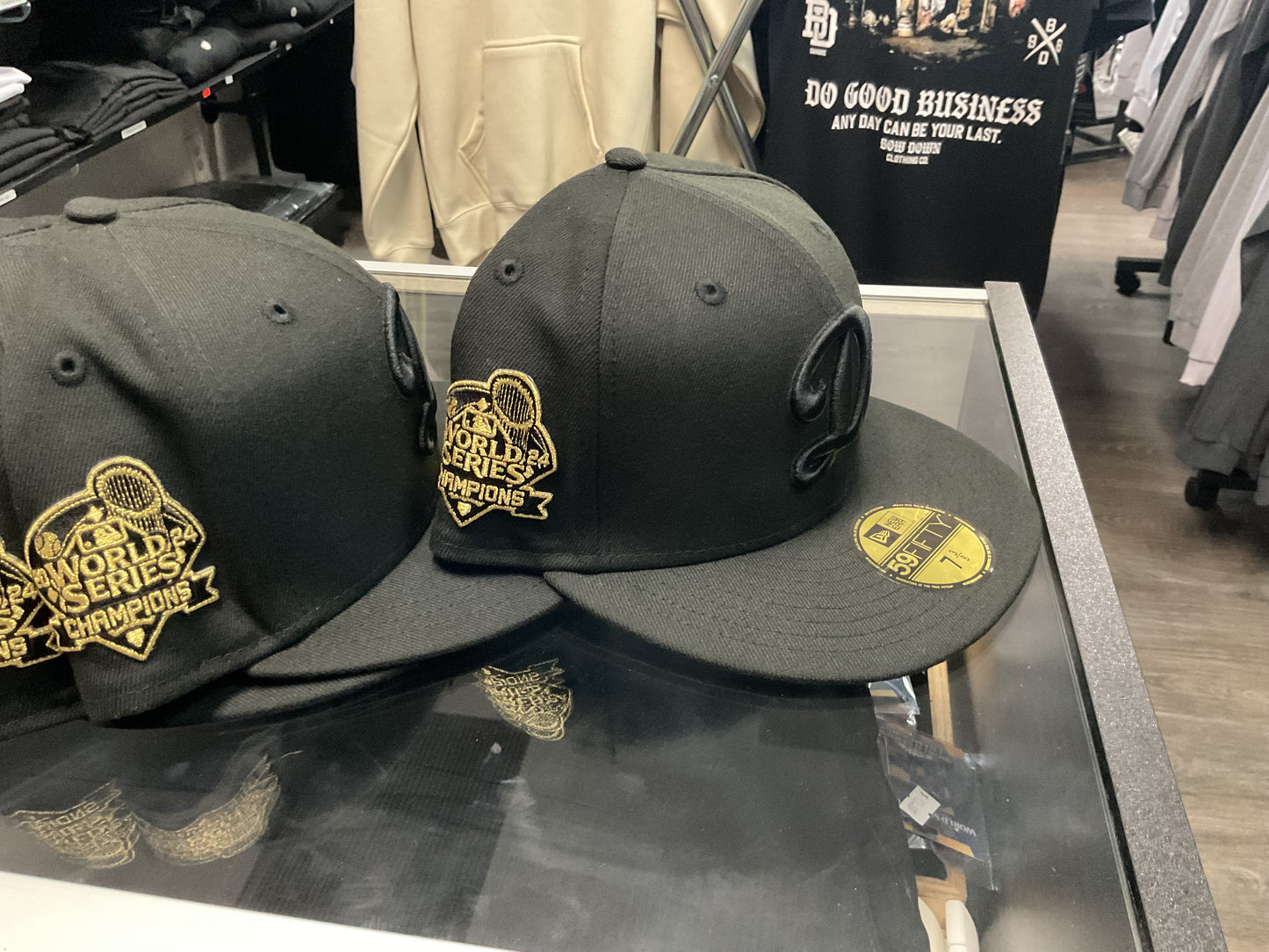 NEW ERA DODGER D BLACK HAT