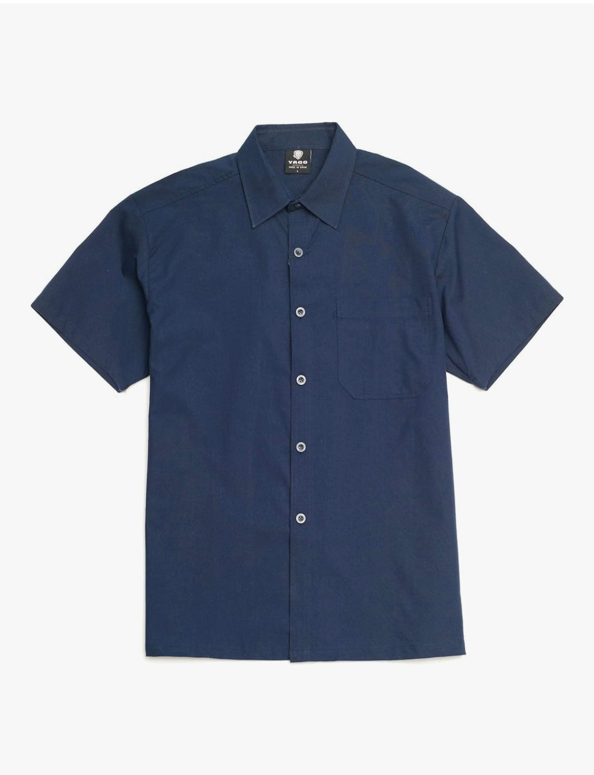 YAGO  Relaxed Fit Work Shirt NAVY