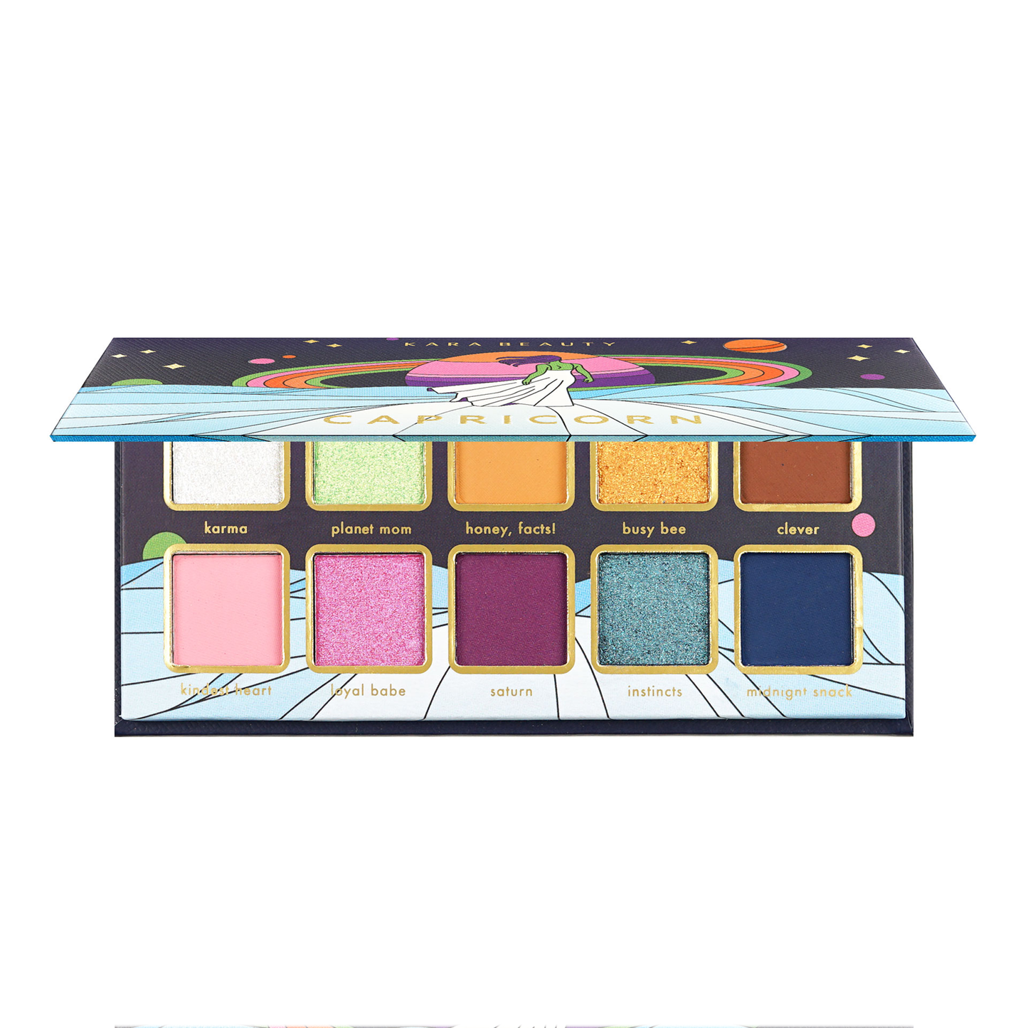 Zodiac CAPRICORN 10-Shade Creative Beauty Palette - VEGAN