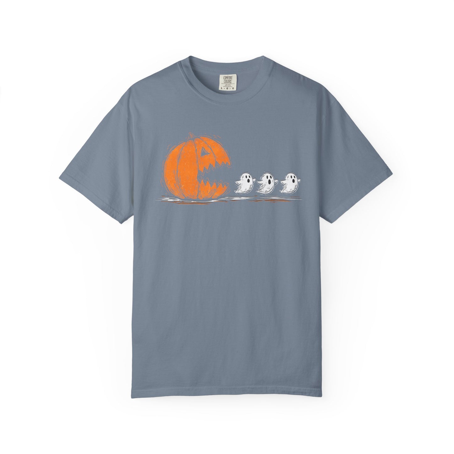Halloween Ghosts T-Shirt, Spooky Shirt, Fall Apparel, Unisex Tee, Pumpkin Design, Comfortable Halloween Wear