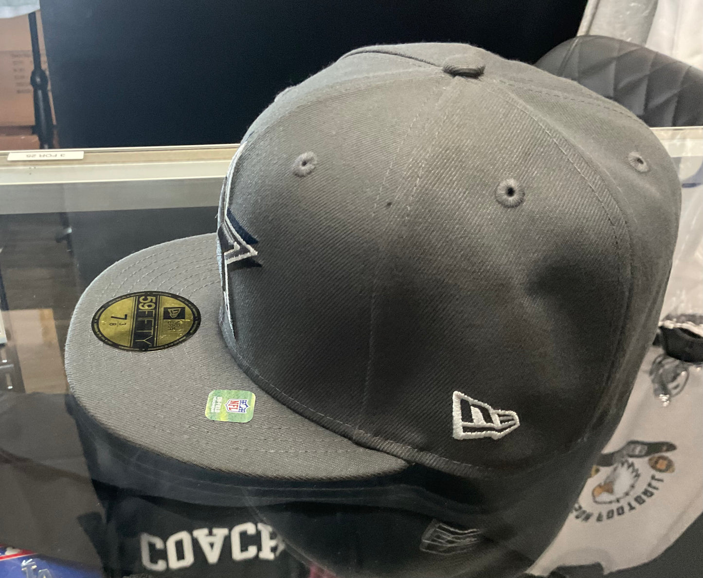 NEW ERA COWBOYS  GREY FITTED HAT