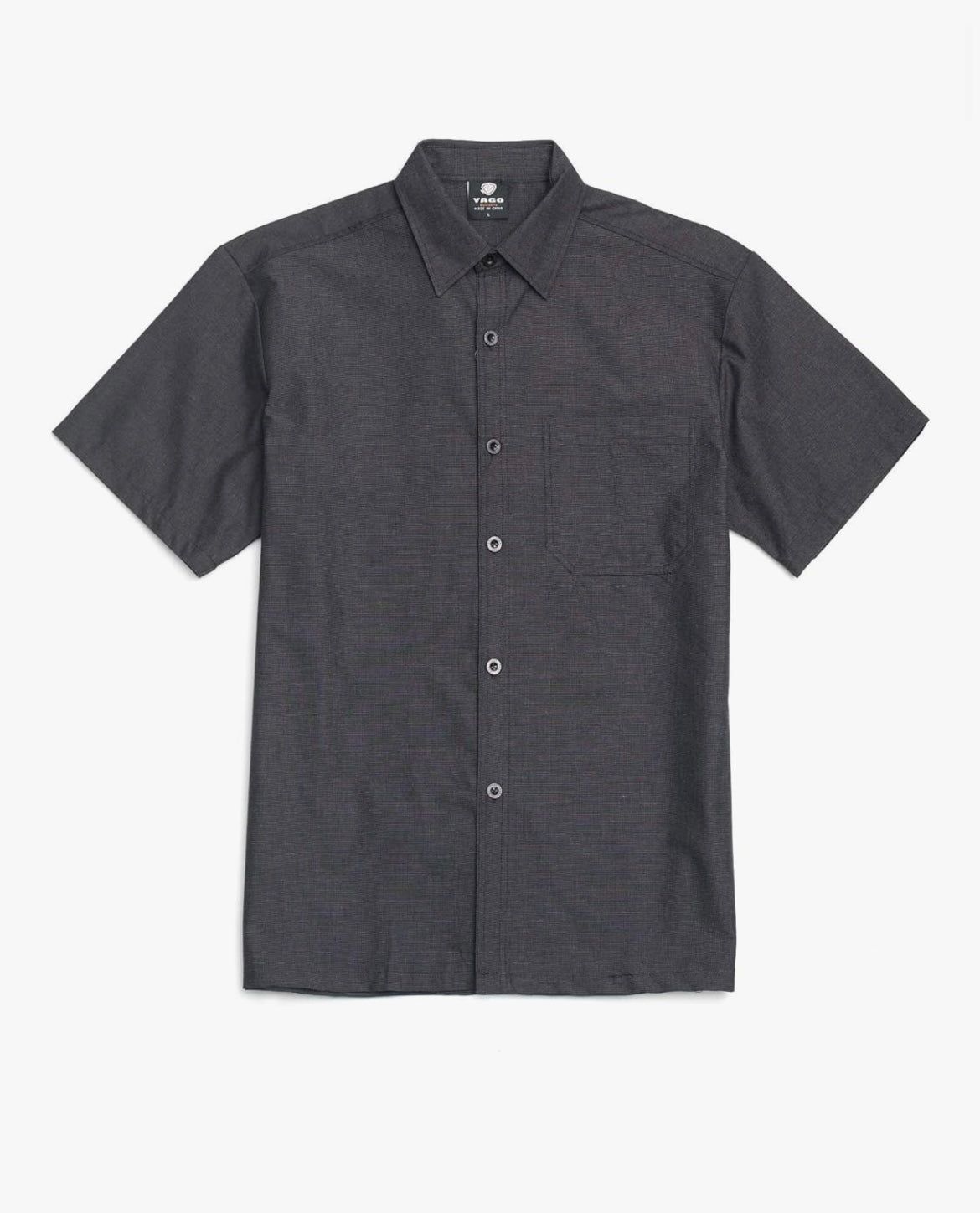 YAGO  Relaxed Fit Work Shirt GREY