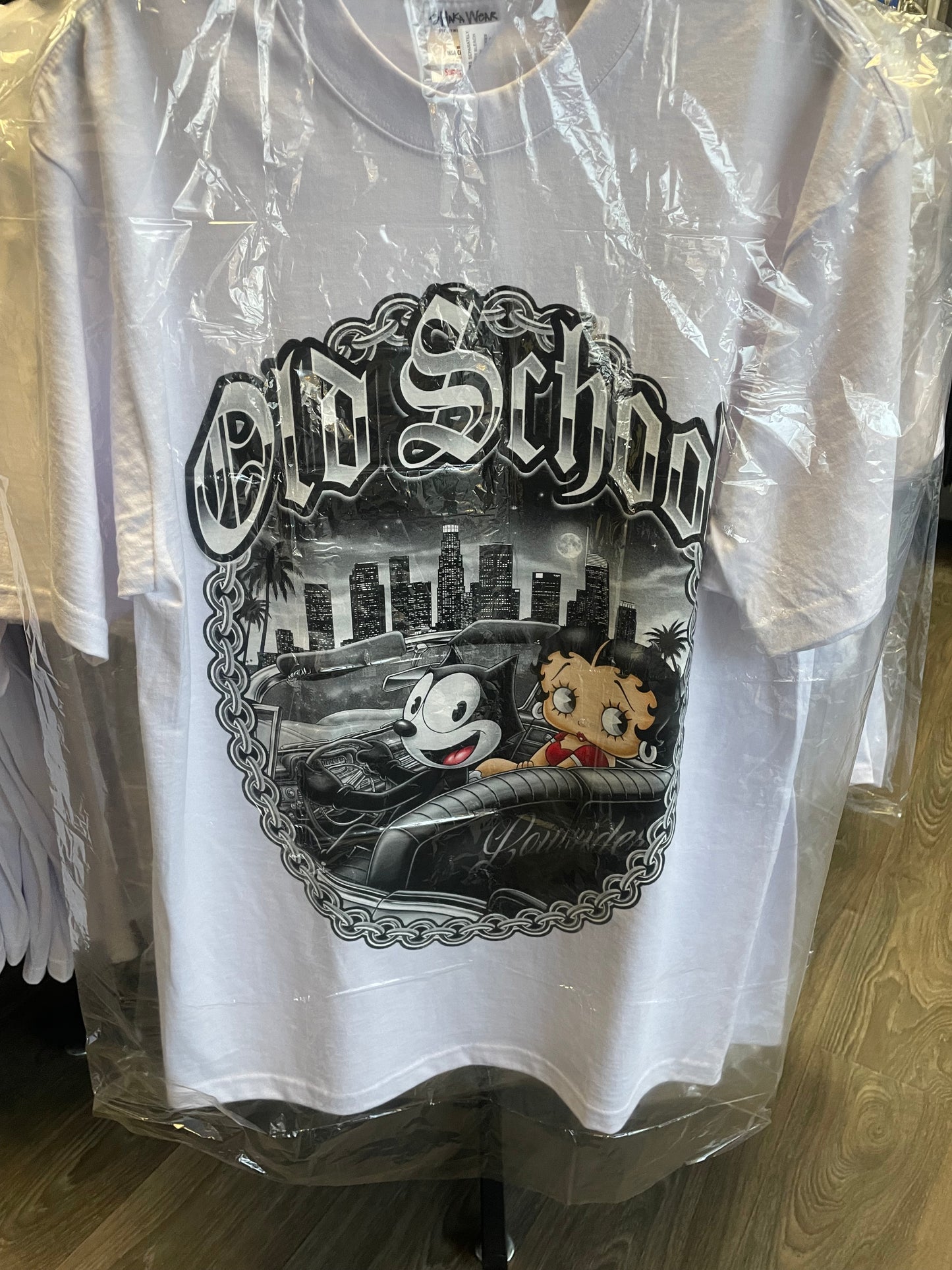Old School Classic Tee White