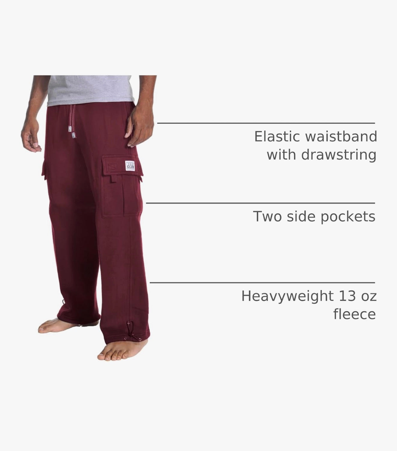 Pro Club Heavyweight Fleece Cargo Pants