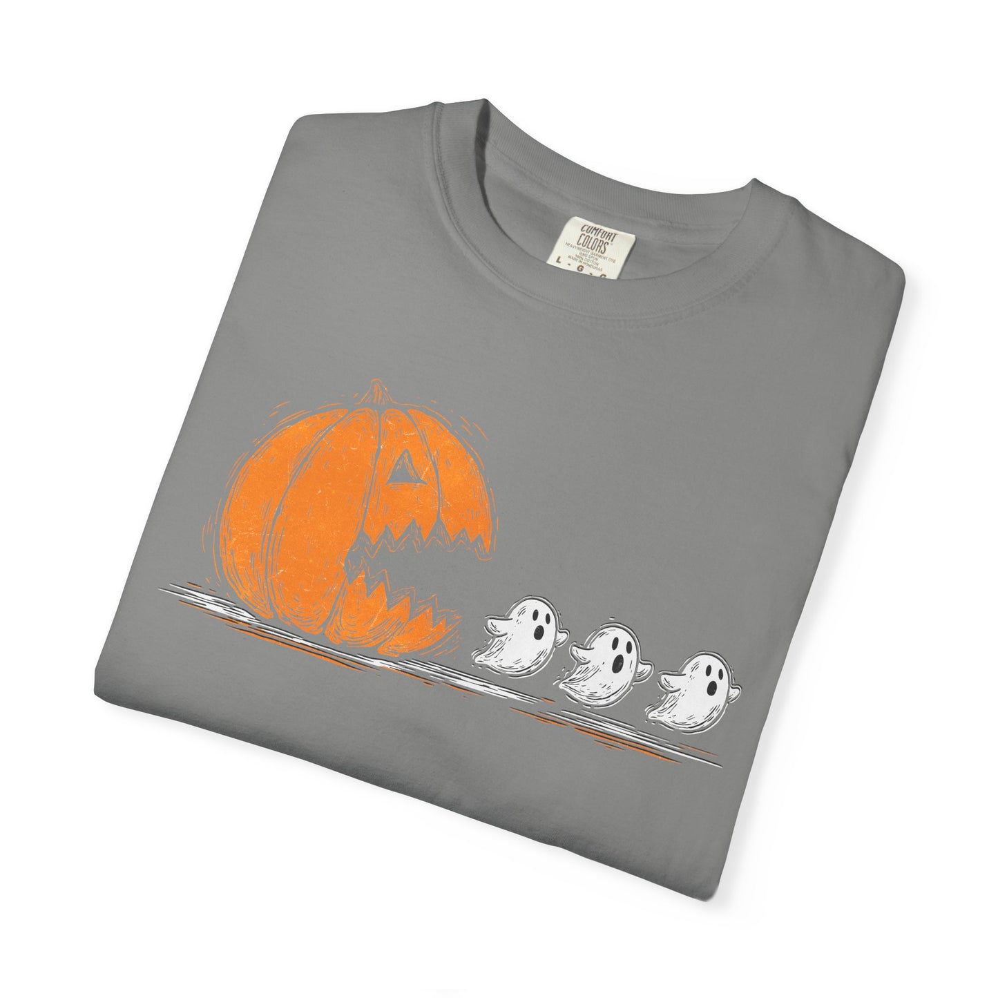 Halloween Ghosts T-Shirt, Spooky Shirt, Fall Apparel, Unisex Tee, Pumpkin Design, Comfortable Halloween Wear