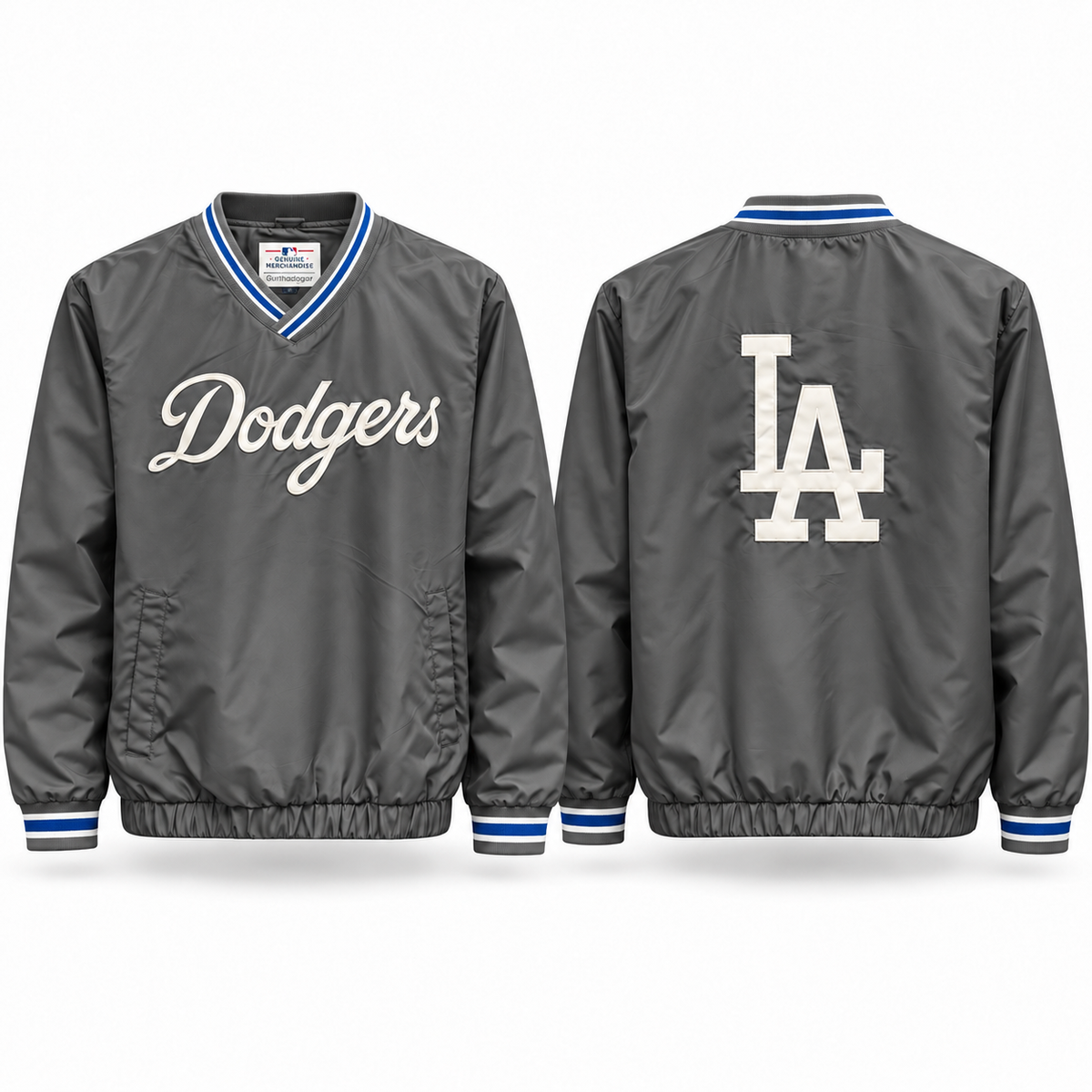 DODGERS GREY WINDBREAKER