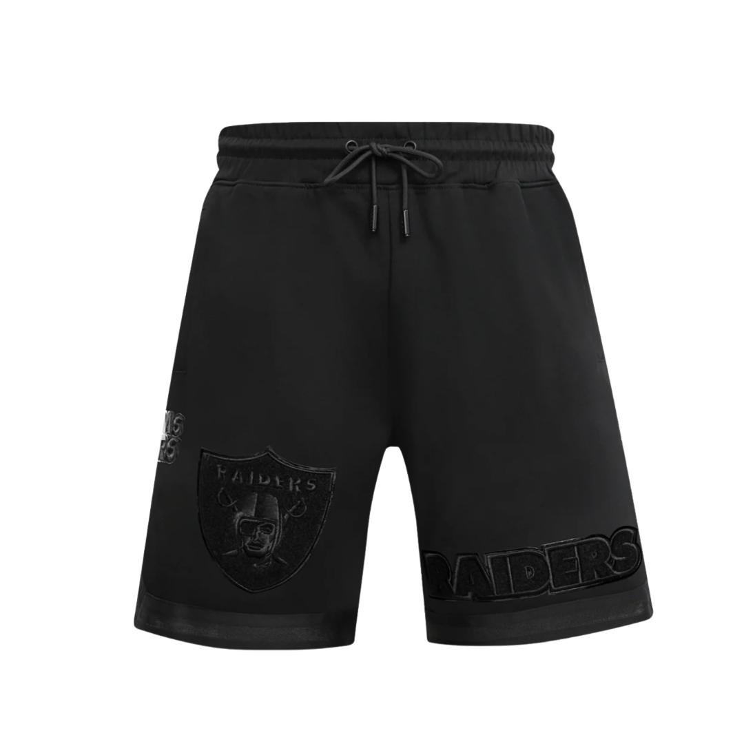 NFL LAS VEGAS RAIDERS TRIPLE BLACK MEN'S SHORT