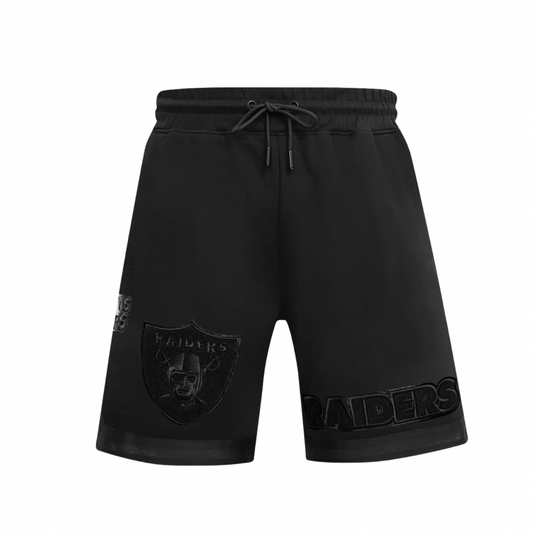 NFL LAS VEGAS RAIDERS TRIPLE BLACK MEN'S SHORT