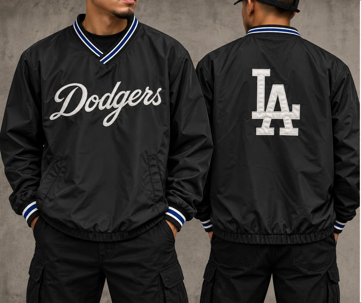 DODGERS BLACK WINDBREAKER