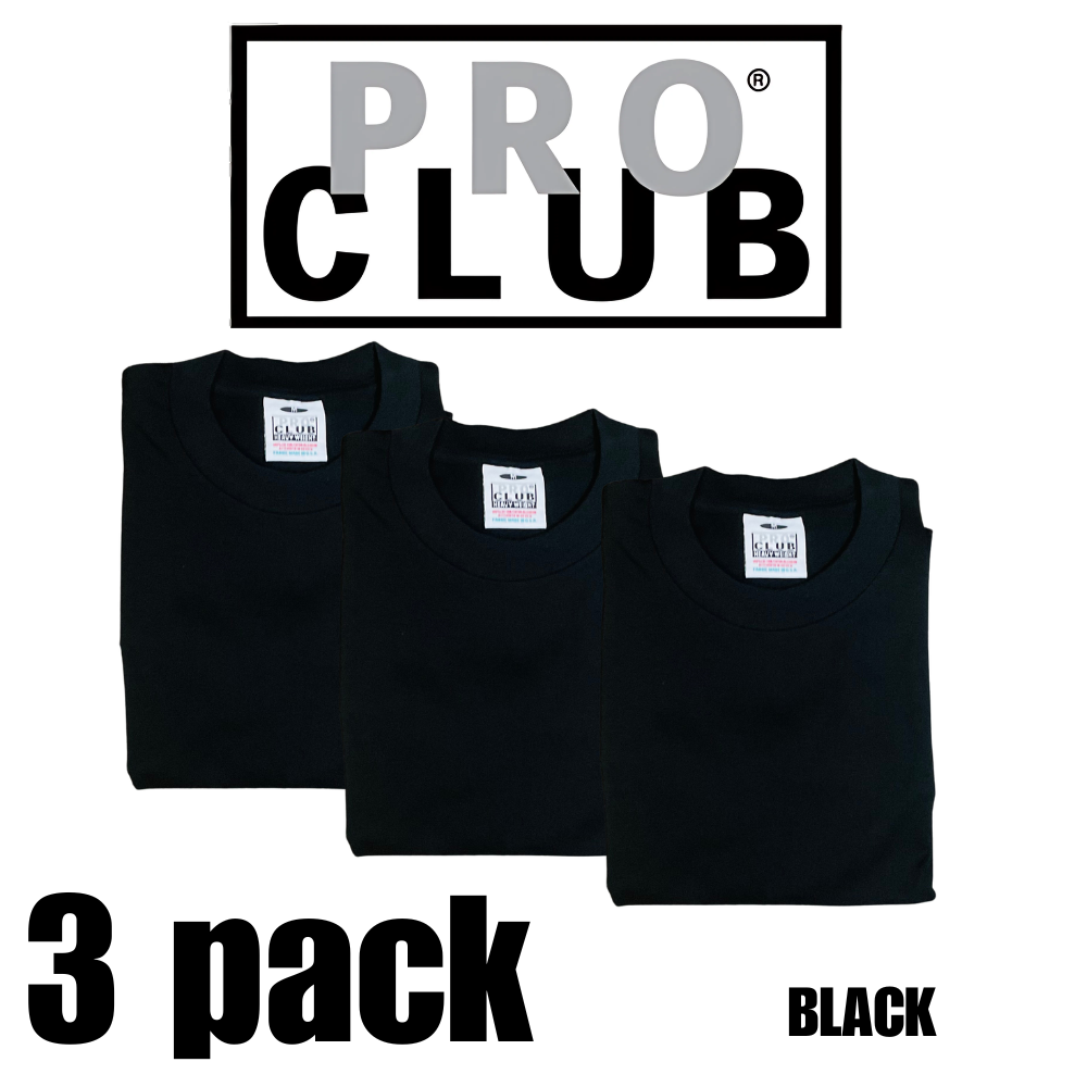 3 PACK PRO CLUB  Heavyweight T-Shirts