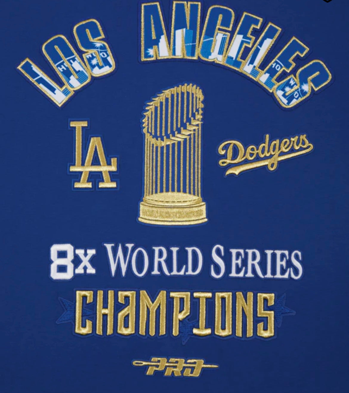 MLB LOS ANGELES DODGERS WORLD SERIES 2024 MEN'S COTTON JERSEY DROP SHOULDER TOP