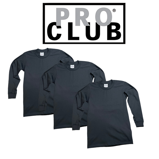 Pro Club 3 Pack Long Sleeve