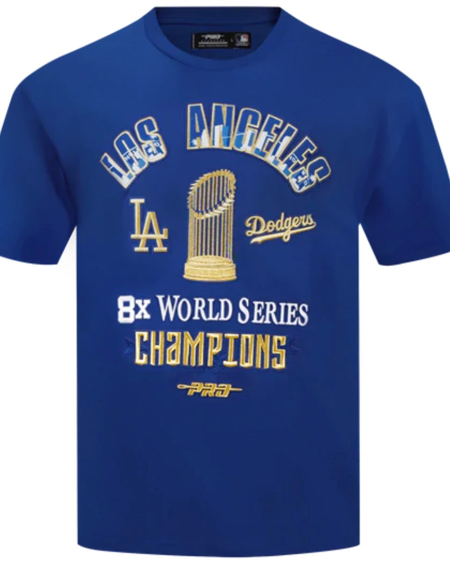 MLB LOS ANGELES DODGERS WORLD SERIES 2024 MEN'S COTTON JERSEY DROP SHOULDER TOP