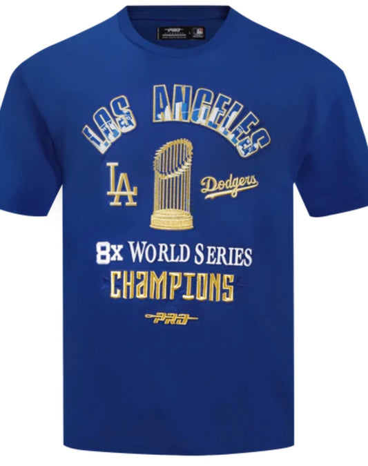 MLB LOS ANGELES DODGERS WORLD SERIES 2024 MEN'S COTTON JERSEY DROP SHOULDER TOP