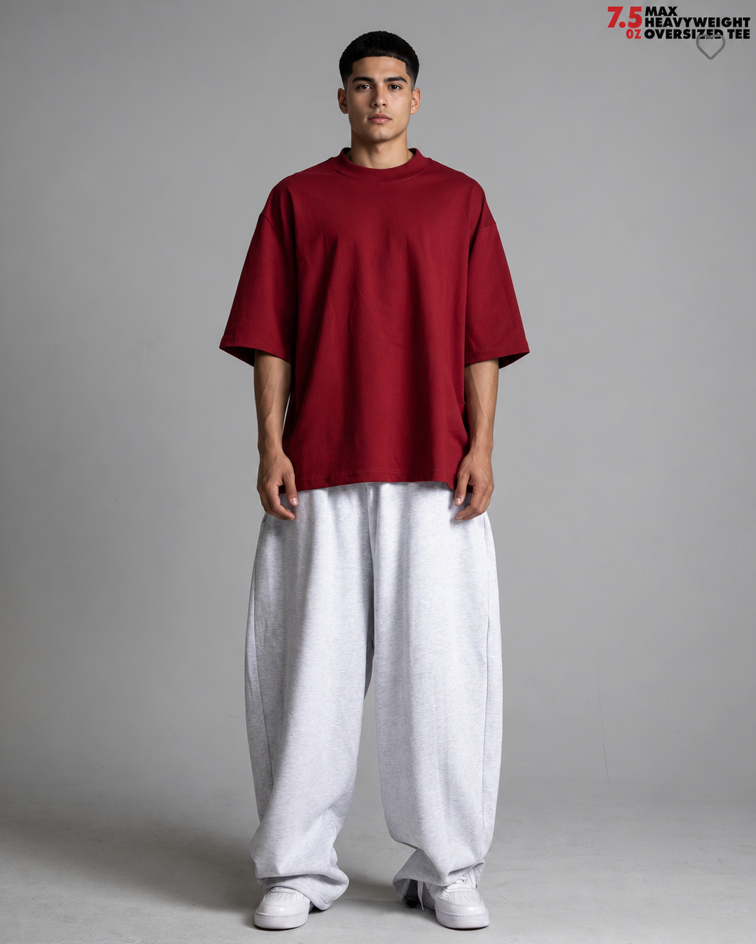 SHAKA 7.5 MAX HEAVYWEIGHT OVERSIZED TEE