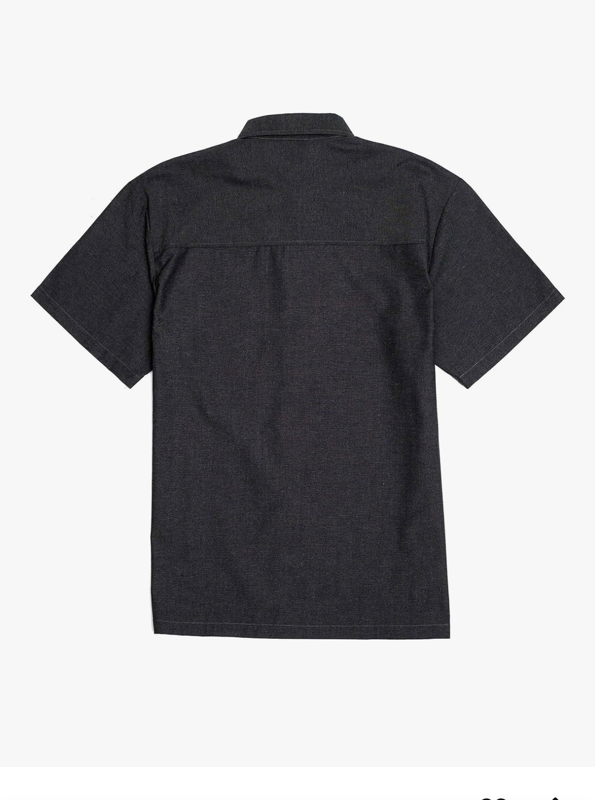 YAGO  Relaxed Fit Work Shirt Charcoal