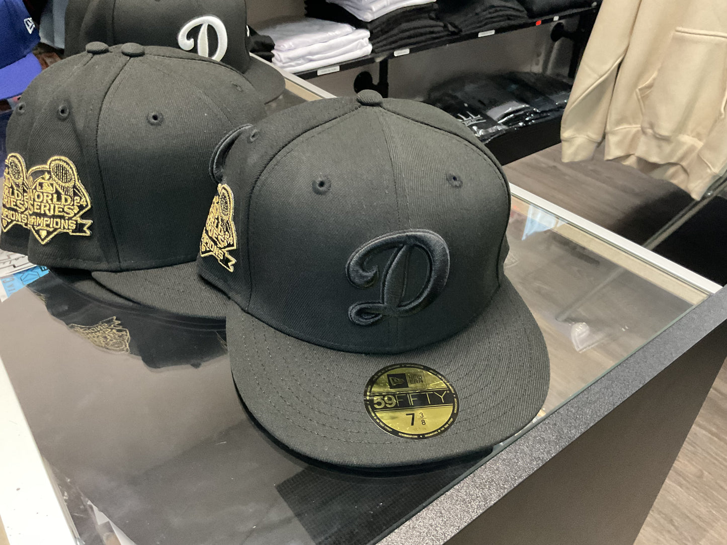 NEW ERA DODGER D BLACK HAT
